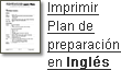 Imprimir Plan de preparación en Inglés