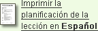 Imprimir la planificación de la lección en Español
